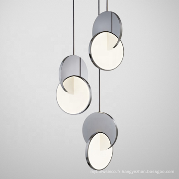 Lustre moderne led suspension suspendue pour salon